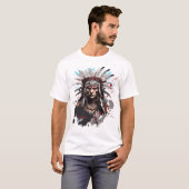 Indischer Krieger T-Shirt (Vorne ganz)