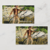 Indischer Krieger Visitenkarte (Vorne/Hinten)