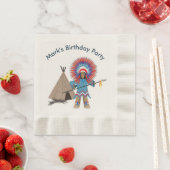 Indischer Leiter des Party Napkins - Party der Kin Serviette (Beispiel)