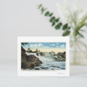 Indischer Leiter und alter Mann der Falls View Postkarte (Stehend Vorderseite)