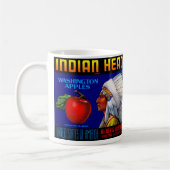 Indischer Leiter Washington Äpfel Kaffeetasse (Links)