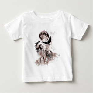 Indischer Leiter - Wolf - Mond - Bär - Eagle Baby T-shirt