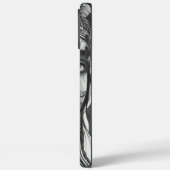 Indischer Mädchenkrieger zeigt Stärke Case-Mate iPhone Hülle (Rückseite / Links)