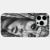 Indischer Mädchenkrieger zeigt Stärke Case-Mate iPhone Hülle (Rückseite (Horizontal))