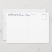 Indischer Mais 2 / Erntedank Postcard Einladung (Rückseite)