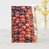 Indischer Mais, glücklicher Herbst! Karte (Gelbe Blume)