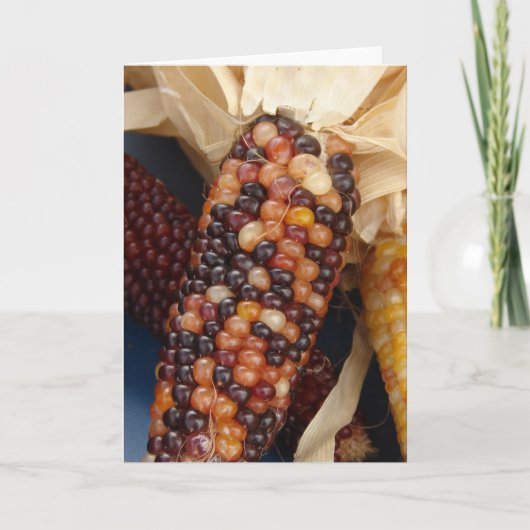 Indischer Mais Karte (Vorderseite)