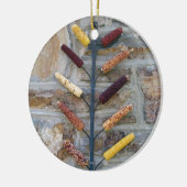 Indischer Mais Keramik Ornament (Links)