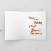 Indischer Mais Kernels Foto 2 Erntedank Karte (Innenseite)