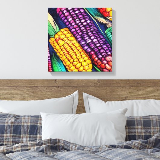 Indischer Mais Leinwanddruck (Insitu (Schlafzimmer))