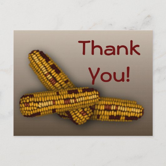 Indischer Mais Postkarte (Vorderseite)