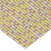 Indischer Mais Watercolor Muster Gelbe Tablette Tischdecke (Schrägansicht)