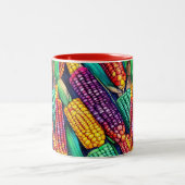 Indischer Mais Zweifarbige Tasse (Mittel)