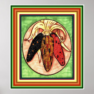 Indischer Maisprint Poster