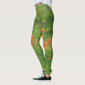 Indischer Malerpinsel-Wildblumen Leggings (Links)
