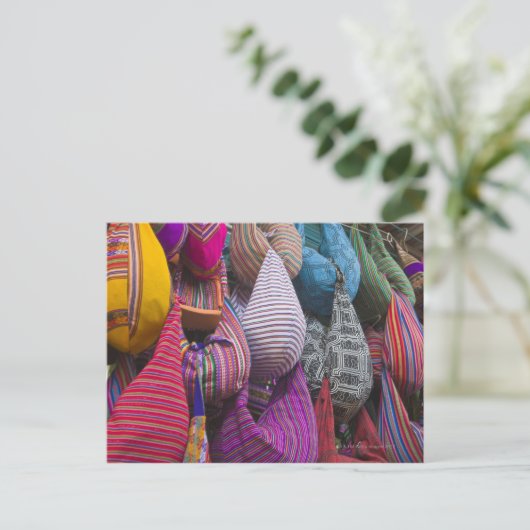 Indischer Markt, Miraflores, Lima, Peru Postkarte (Stehend Vorderseite)