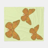 Indischer Monarch Fleece Blanket (Vorderseite (Horizontal))