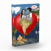 Indischer Muslim Fotoblock (Links)