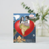 Indischer Muslim Postkarte (Stehend Vorderseite)