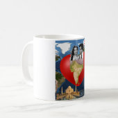 Indischer muslimischer Becher Kaffeetasse (Vorderseite Links)