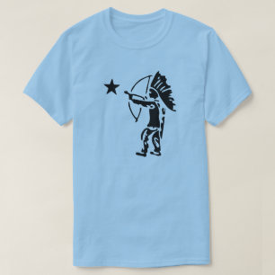 Indischer Nordstar Bow und Arrow Pop Art T-Shirt