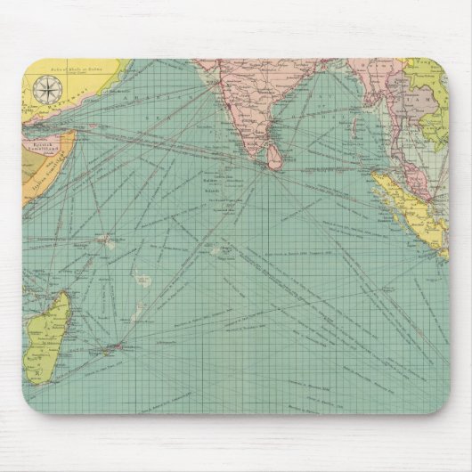 Indischer Ozean 3 Mousepad (Vorne)