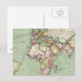 Indischer Ozean, Atlantik Postkarte (Vorne/Hinten)