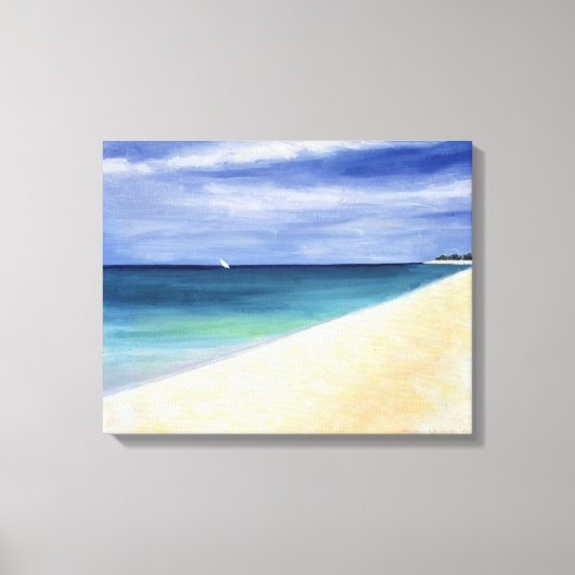 Indischer Ozean II 1995 Leinwanddruck (Vorderseite)