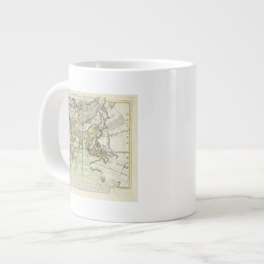 Indischer Ozean Jumbo-Tasse (Vorderseite Links)