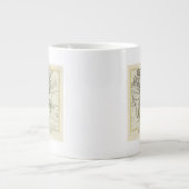Indischer Ozean Jumbo-Tasse (Vorderseite)