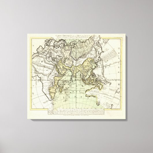 Indischer Ozean Leinwanddruck (Vorderseite)