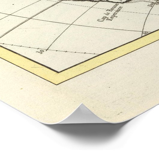 Indischer Ozean Poster (Ecke)