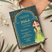 Indischer Paisley aquamarine grüne niedliche indis