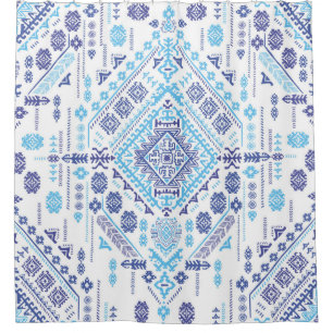 Indischer Paisley-Teppich, ethnisches Mandala-Must Duschvorhang