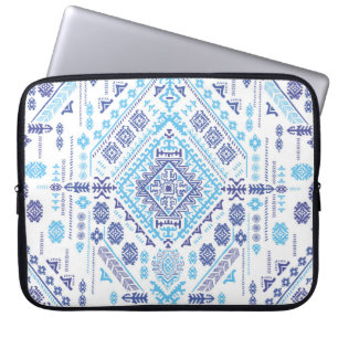 Indischer Paisley-Teppich, ethnisches Mandala-Must Laptopschutzhülle