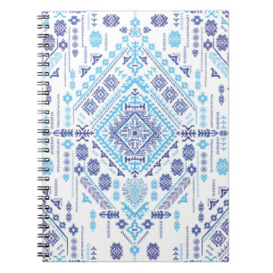 Indischer Paisley-Teppich, ethnisches Mandala-Must Notizblock