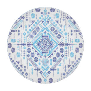 Indischer Paisley-Teppich, ethnisches Mandala-Must Schneidebrett
