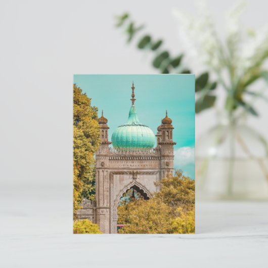 Indischer Palast Postkarte (Stehend Vorderseite)