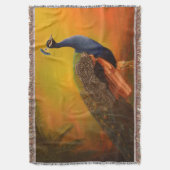 Indischer Pfau Decke (Vorderseite Vertikal)