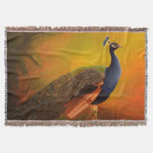 Indischer Pfau Decke (Vorderseite)