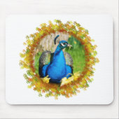 Indischer Pfau Mousepad (Vorne)