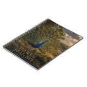 Indischer Pfau Waldrand ANIMALS Notizblock (Linke Seite)