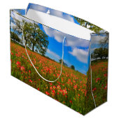 Indischer Pinsel Große Geschenktüte (Rückseite Schrägansicht)