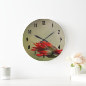 Indischer Pinsel Große Wanduhr (Zuhause)