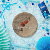 Indischer Pinsel in Rocks bei Zion Pappteller (Party)