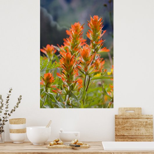 Indischer Pinsel Poster (Küche)