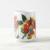 Indischer Pinselkaffeebecher Kaffeetasse (Mittel)