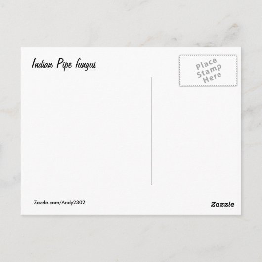 Indischer Pipe 27 ~ Postkarte (Rückseite)