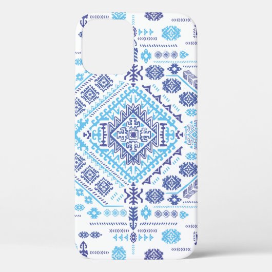 Indischer Pisley Teppich, ethnische Mandala Muster Case-Mate iPhone Hülle (Rückseite)