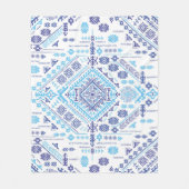 Indischer Pisley Teppich, ethnische Mandala Muster Fleecedecke (Vorderseite)